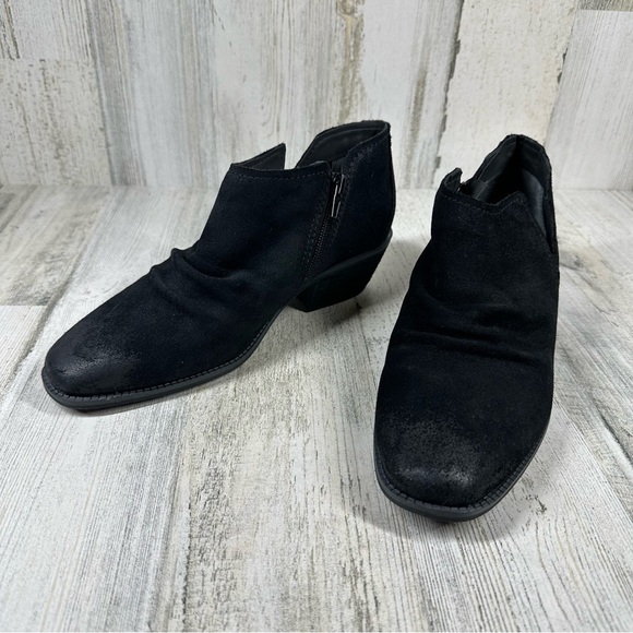 NEW Zodiac Hope Black Suede Leather Women's Ankle Boots #963 - Picture 4 of 14